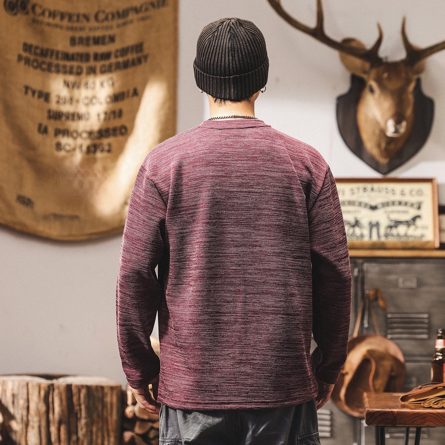 Jacquard Woven Winter Tee