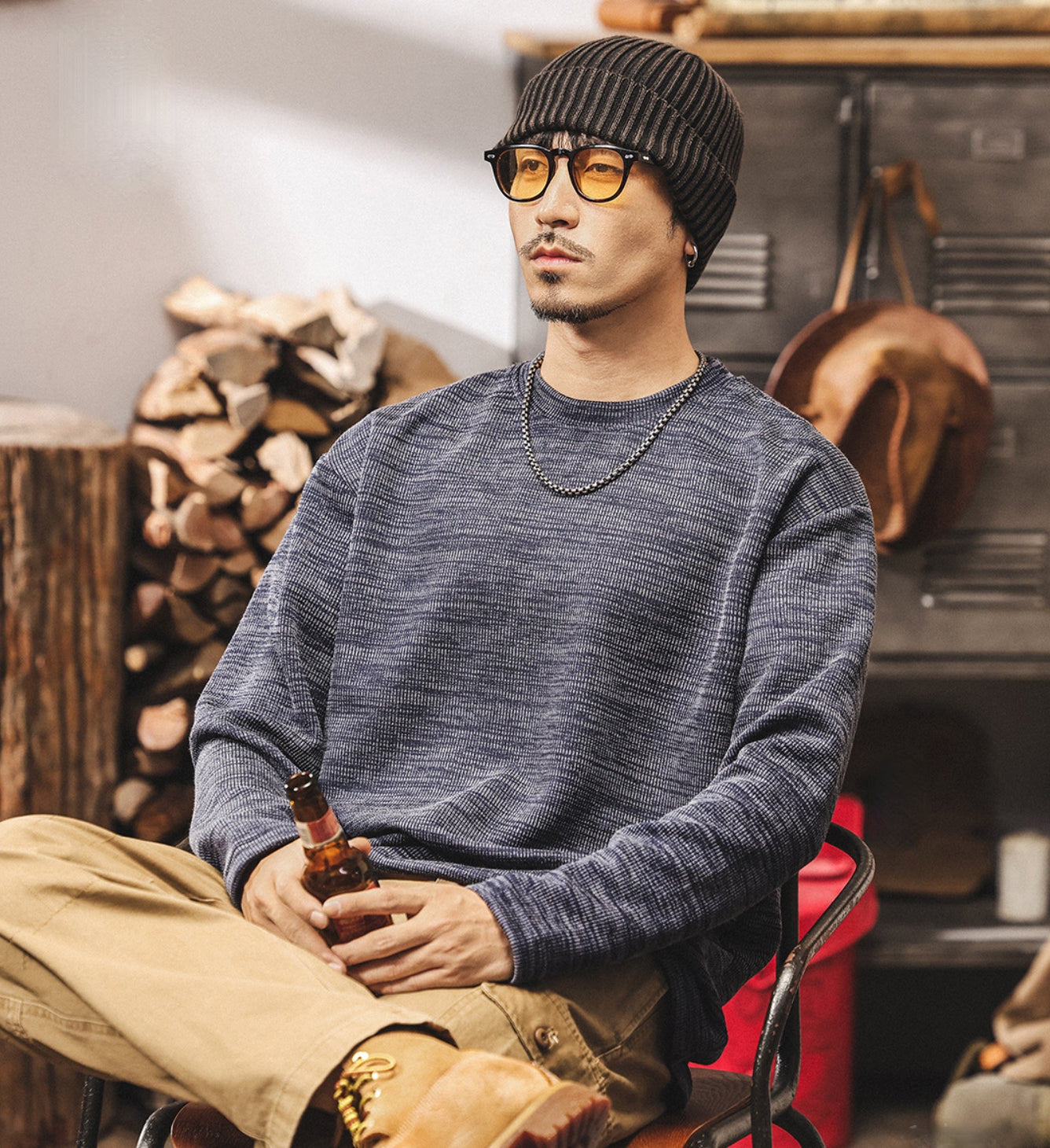 Jacquard Woven Winter Tee