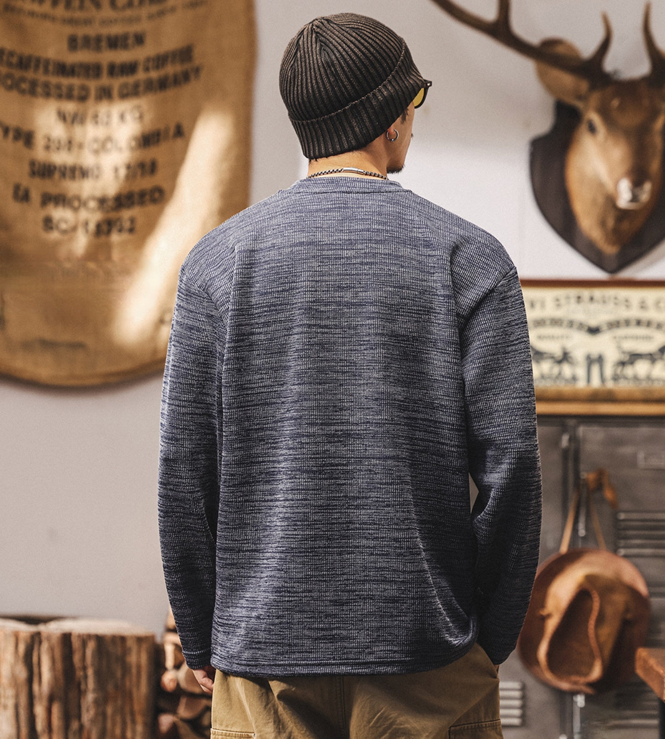 Jacquard Woven Winter Tee