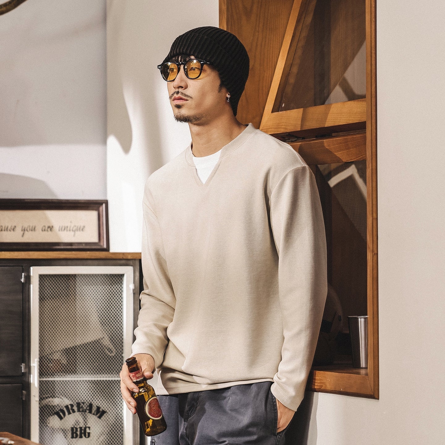 Lyocell Double Layer Design Tee