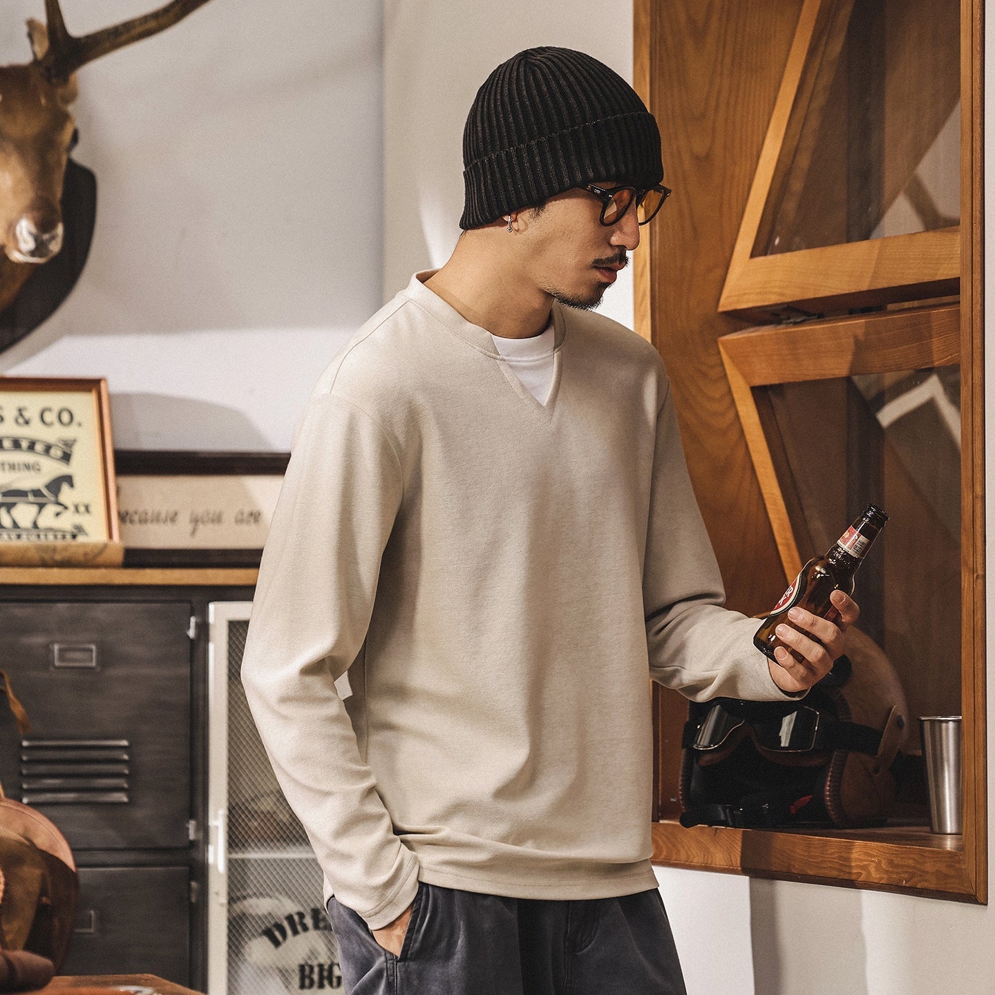 Lyocell Double Layer Design Tee