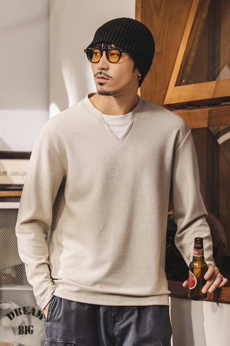 Lyocell Double Layer Design Tee