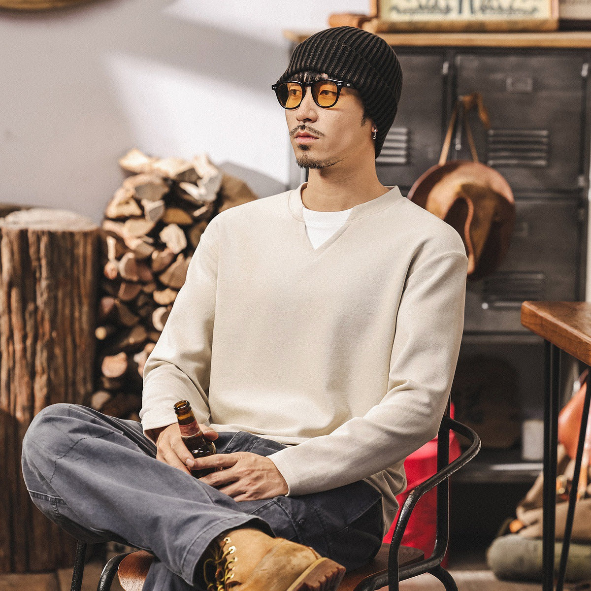 Lyocell Double Layer Design Tee