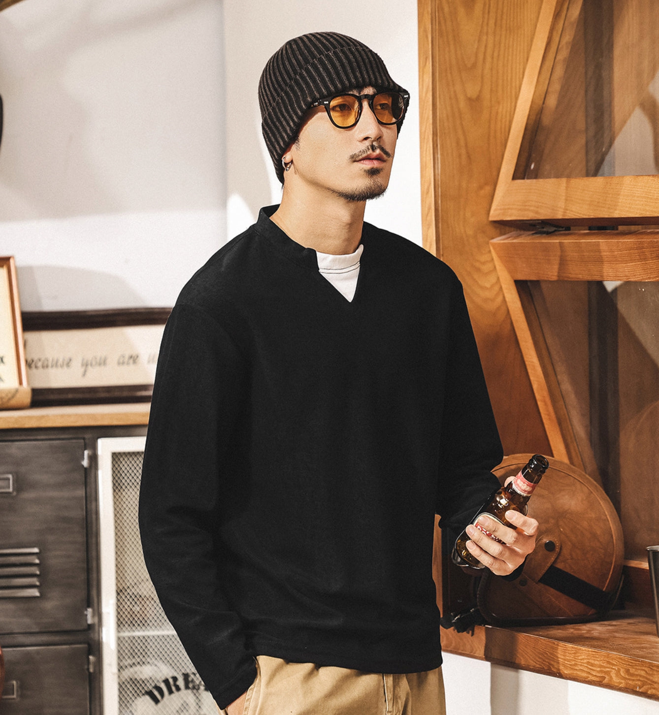 Lyocell Double Layer Design Tee