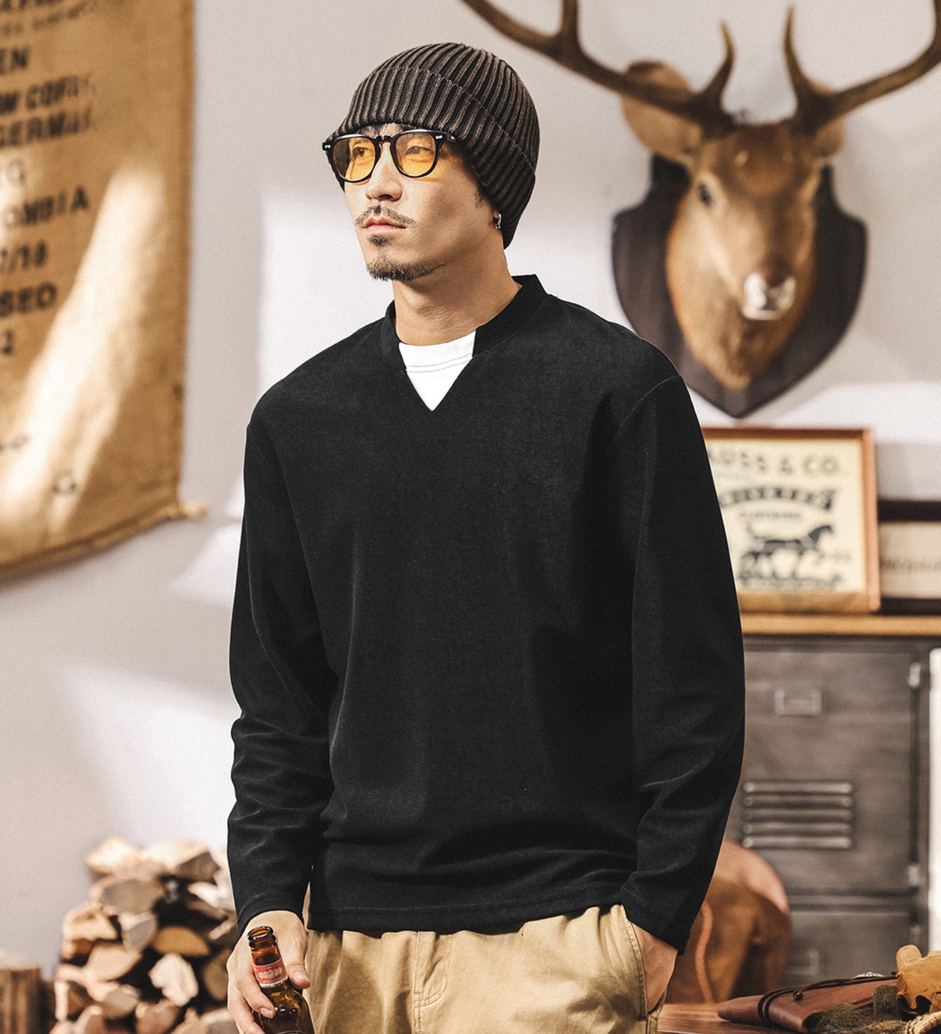 Lyocell Double Layer Design Tee