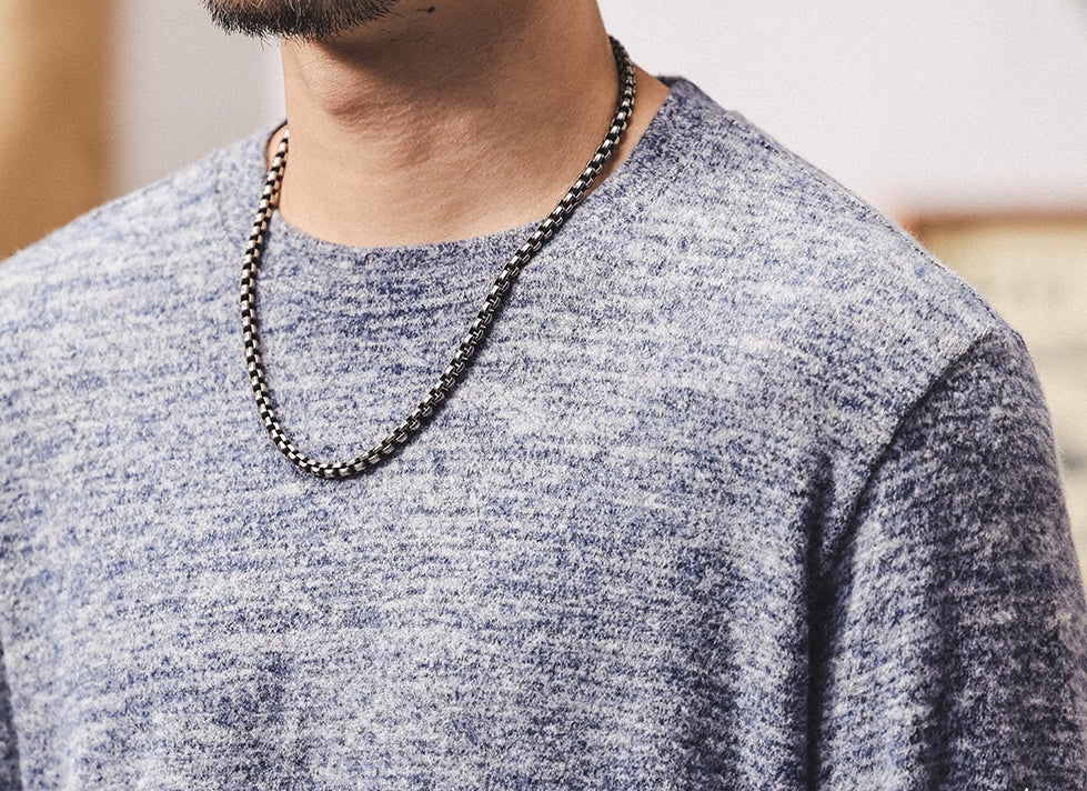 Soft Knitted Skin Friendly Fleece Crew Neck Tee