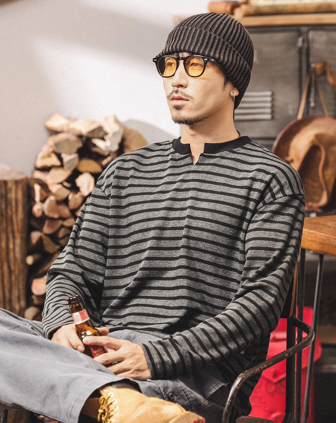 Sailor’s Stripe Melange Tee