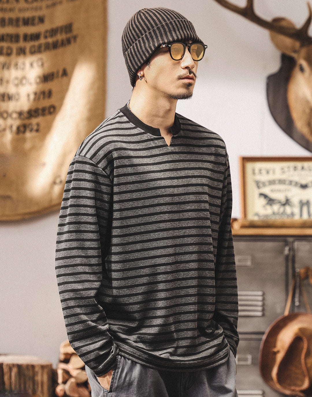 Sailor’s Stripe Melange Tee