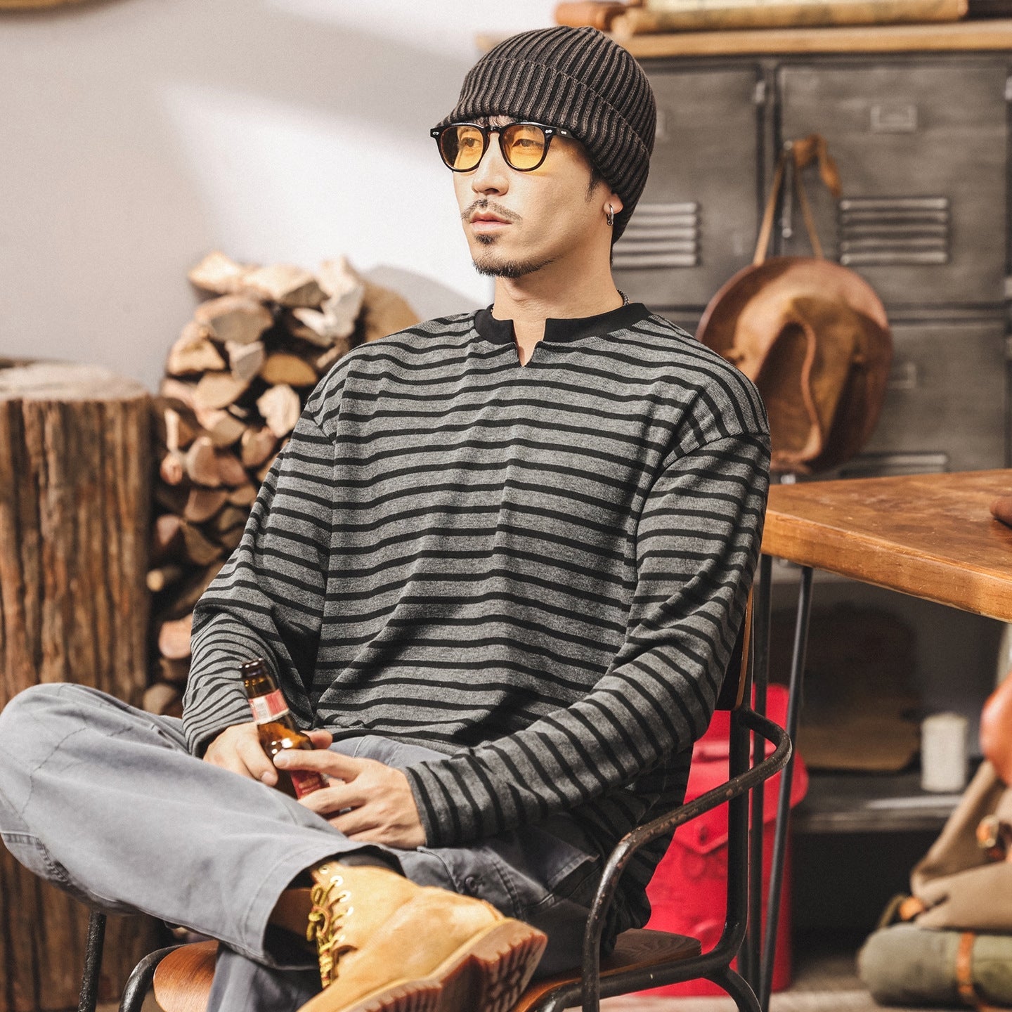 Sailor’s Stripe Melange Tee