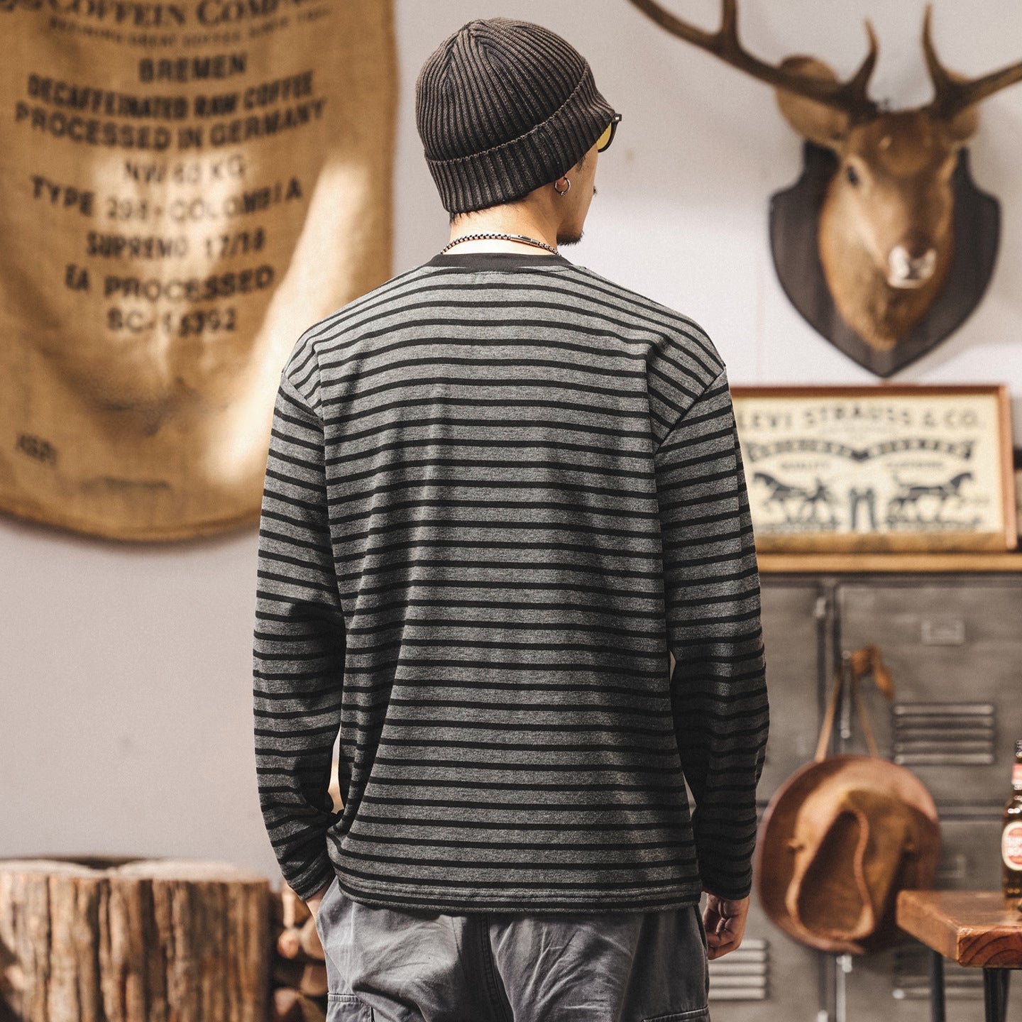 Sailor’s Stripe Melange Tee