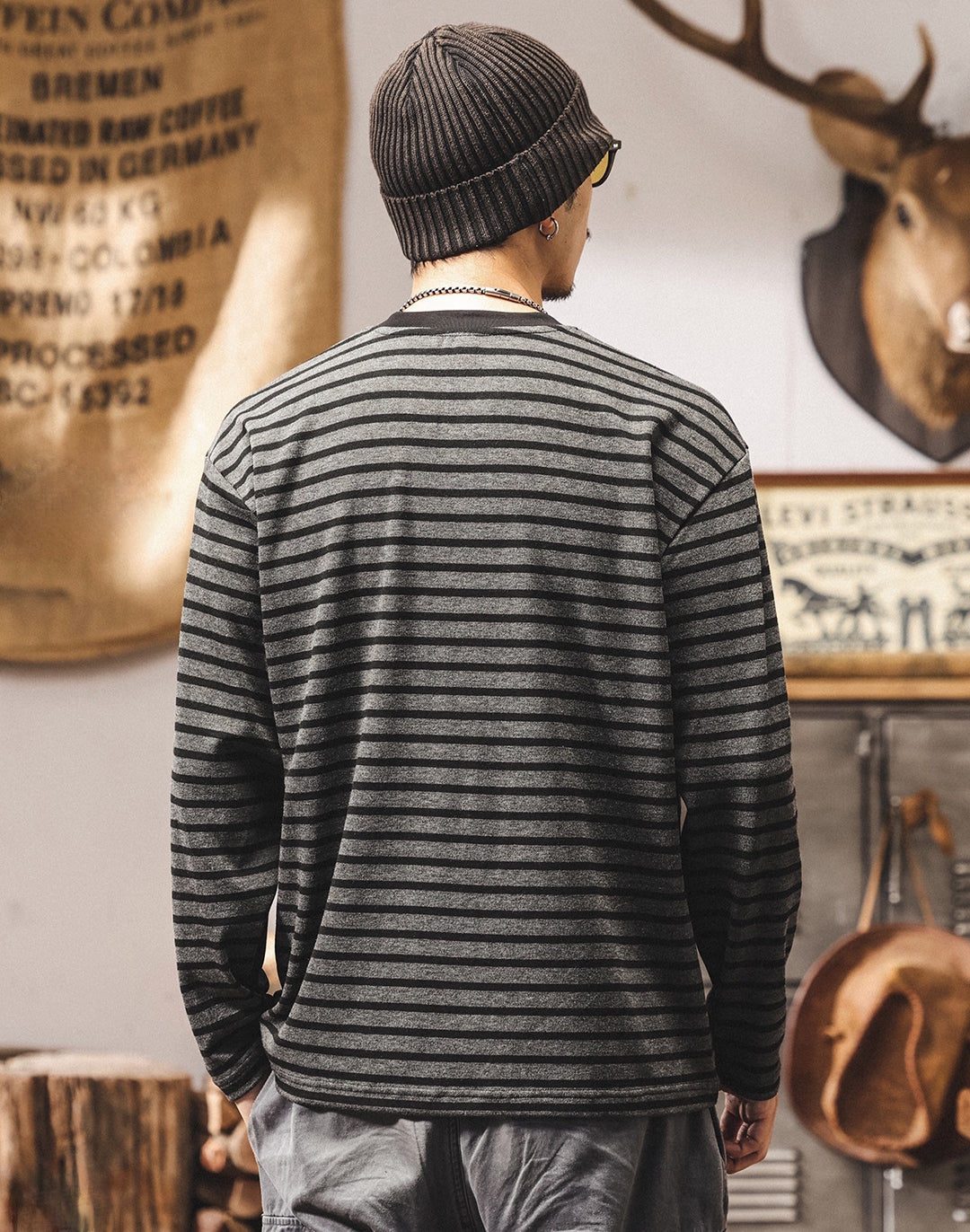 Sailor’s Stripe Melange Tee