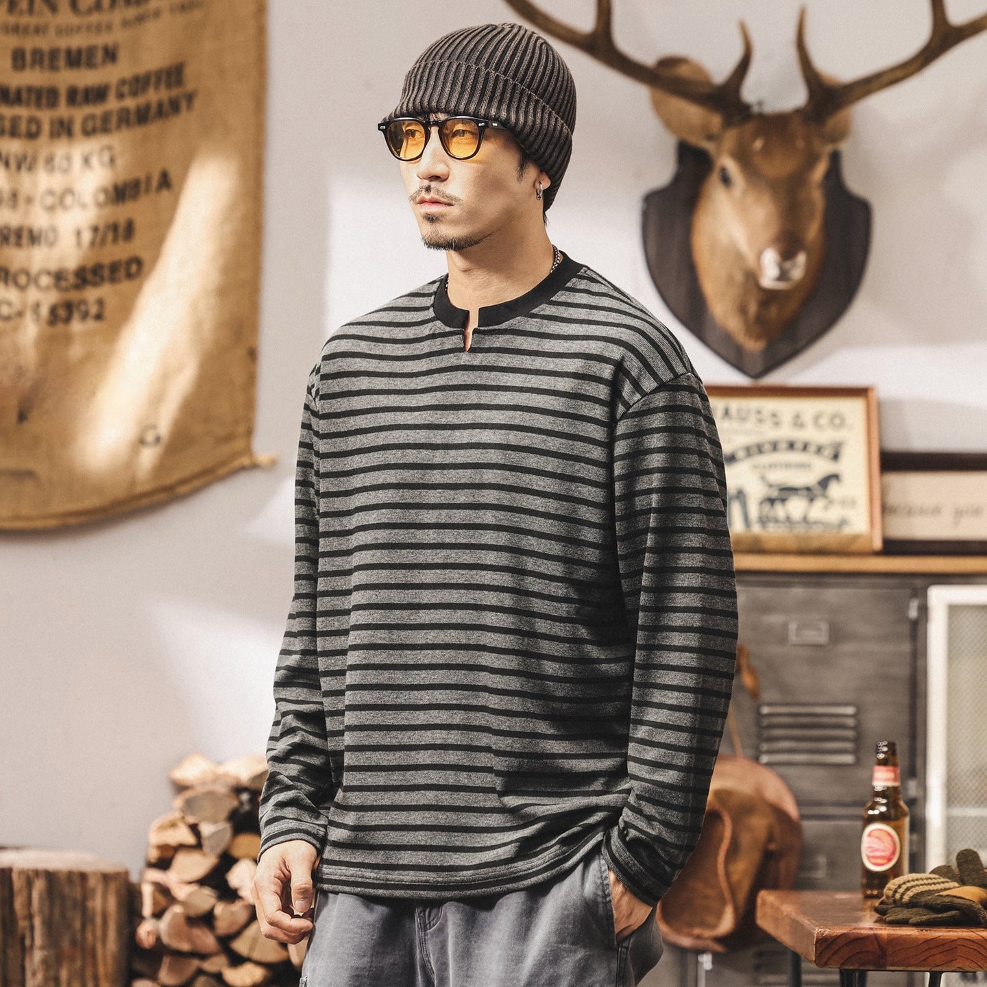 Sailor’s Stripe Melange Tee