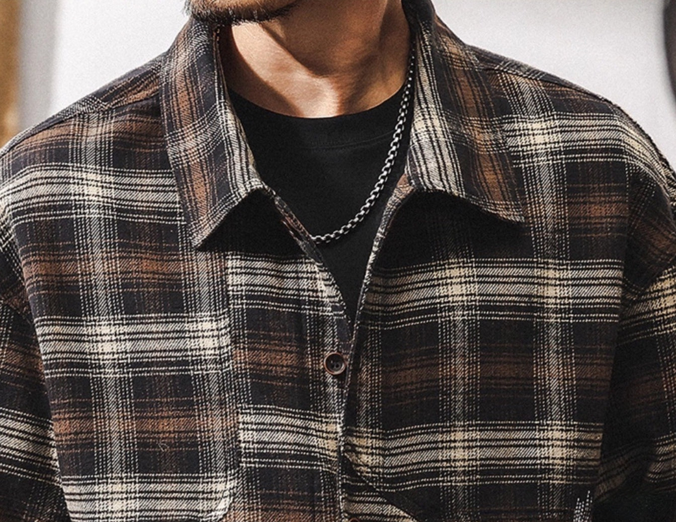Classic Plaid Layering Winter Shirt
