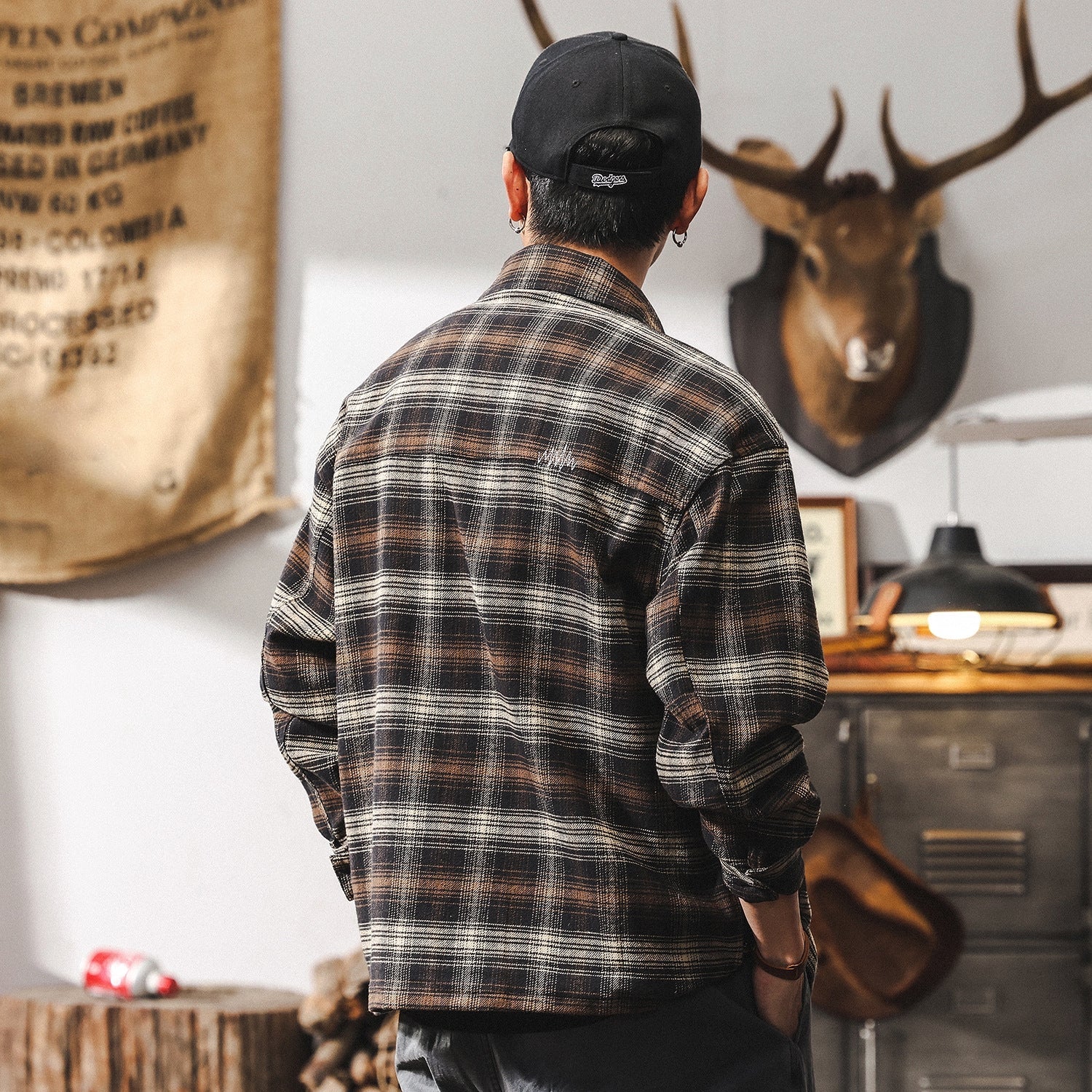 Classic Plaid Layering Winter Shirt