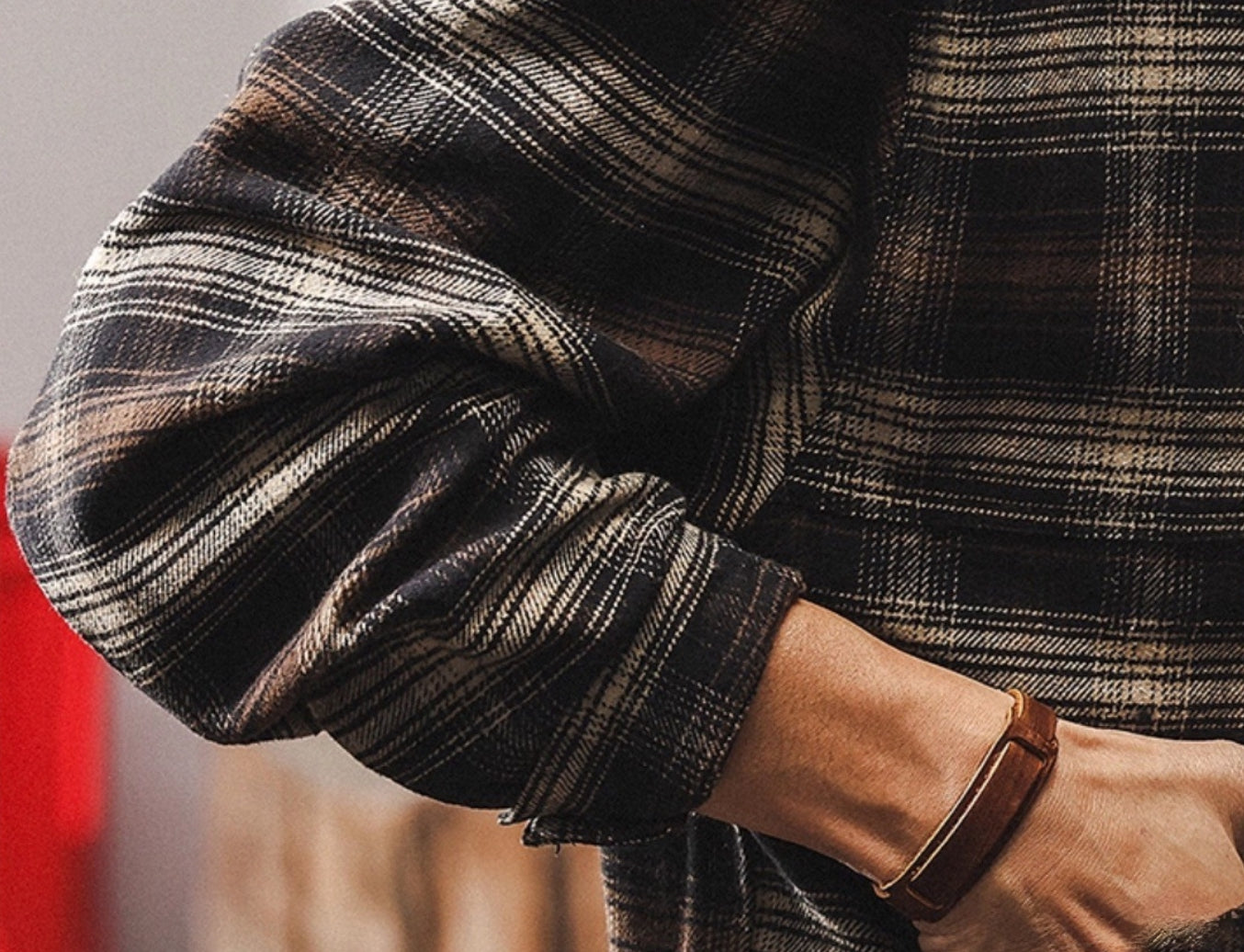 Classic Plaid Layering Winter Shirt