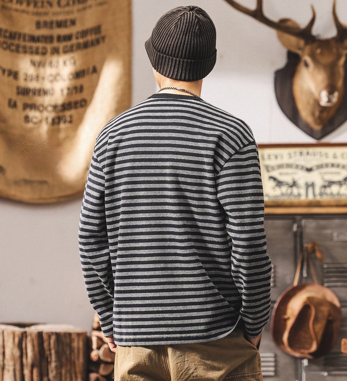 Sailor’s Stripe Henley Tee