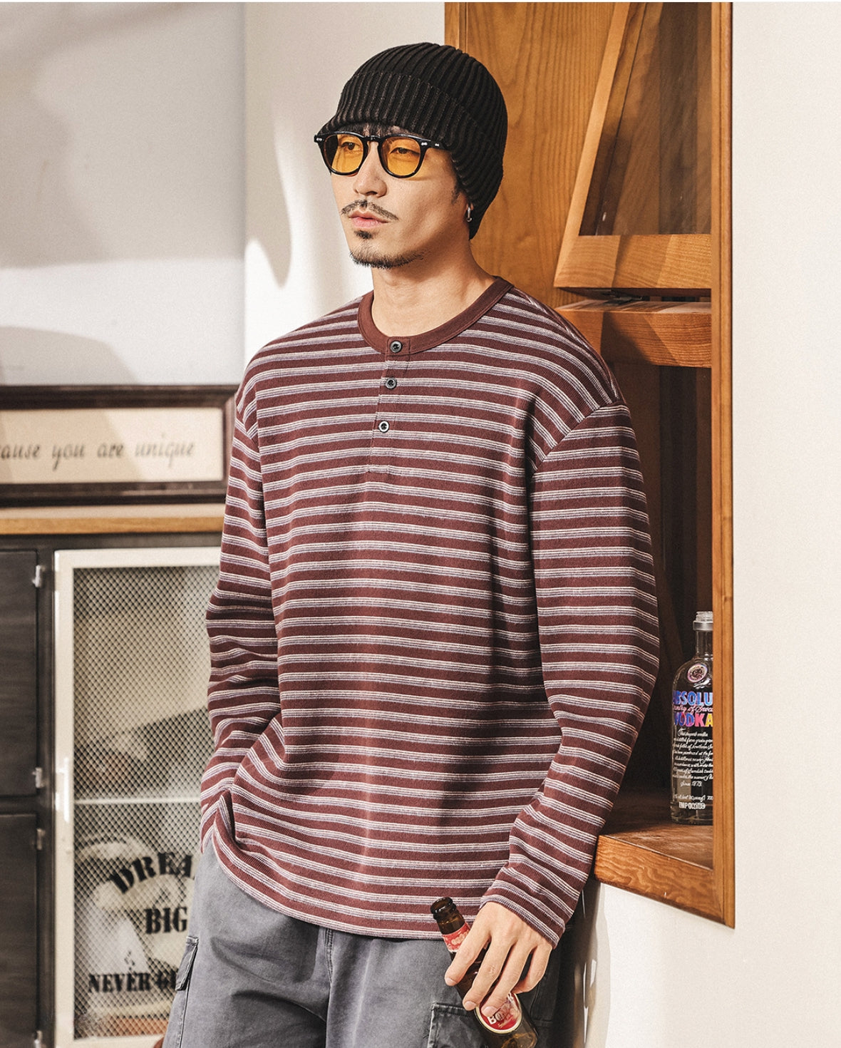 Sailor’s Stripe Henley Tee