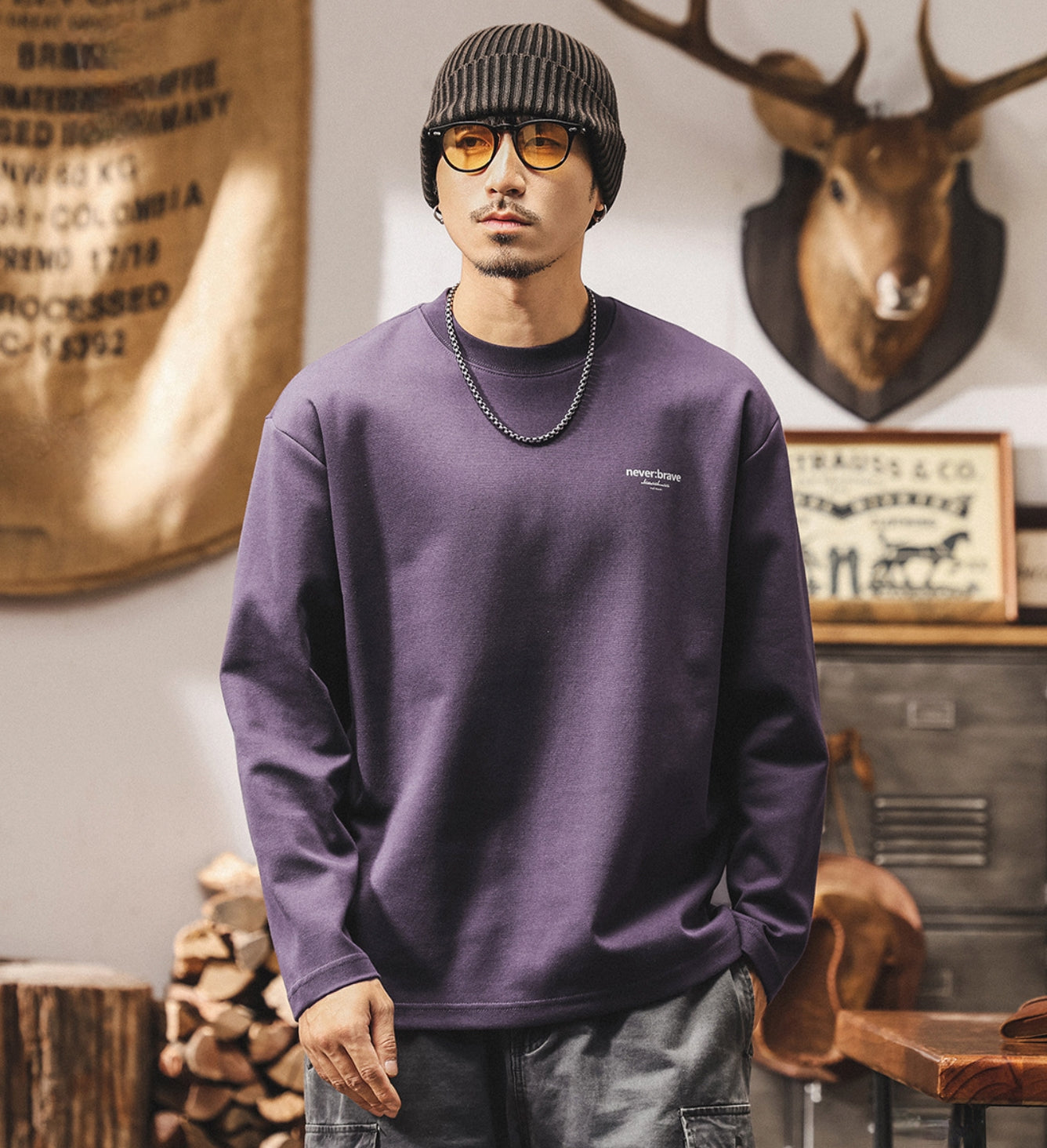 Combed Cotton Sweatshirt