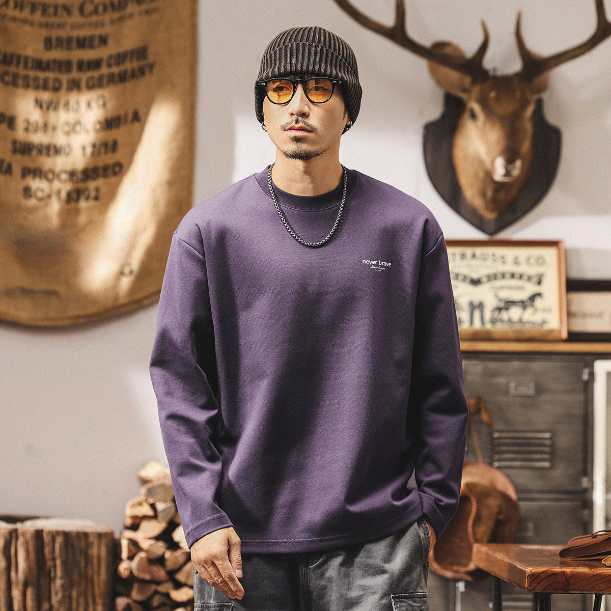 Combed Cotton Sweatshirt