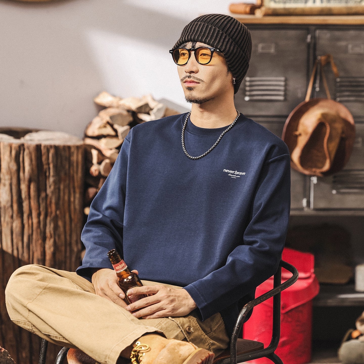 Combed Cotton Sweatshirt