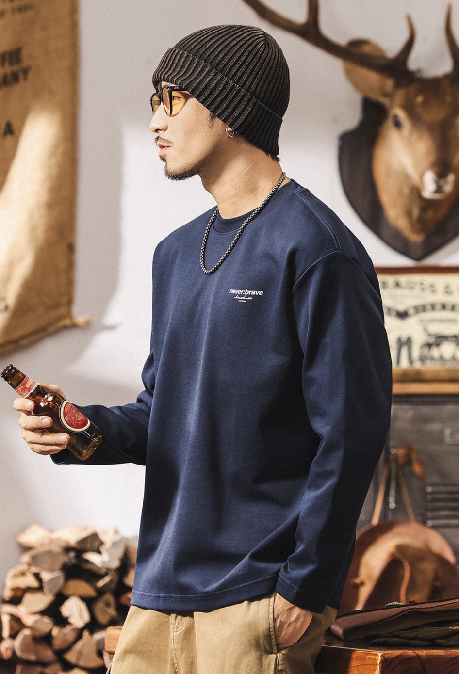 Combed Cotton Sweatshirt