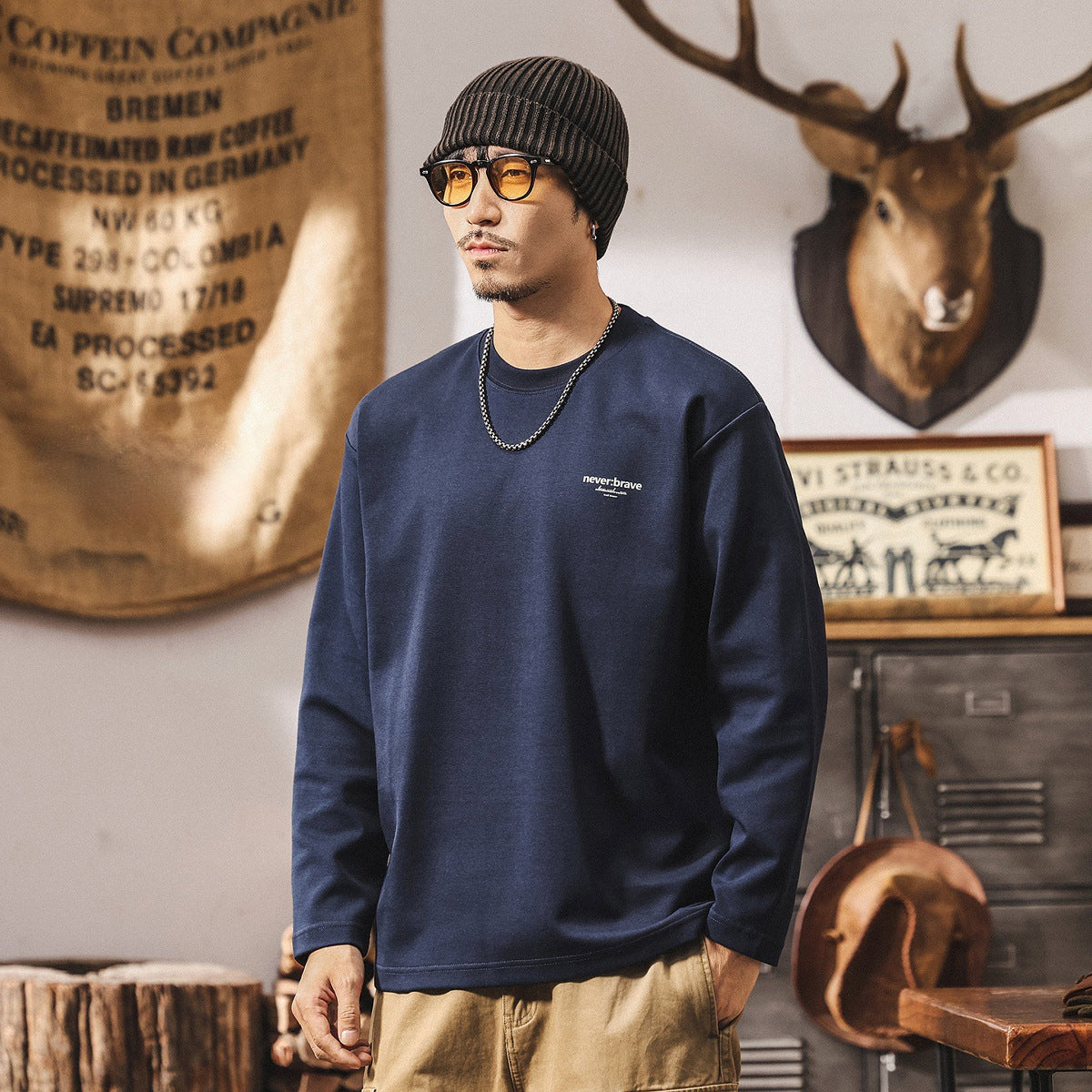 Combed Cotton Sweatshirt