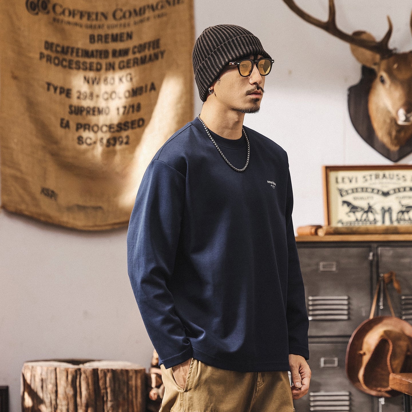 Combed Cotton Sweatshirt