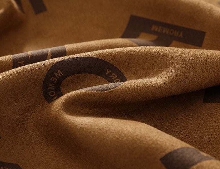 Suede Sweatshirt in Khaki