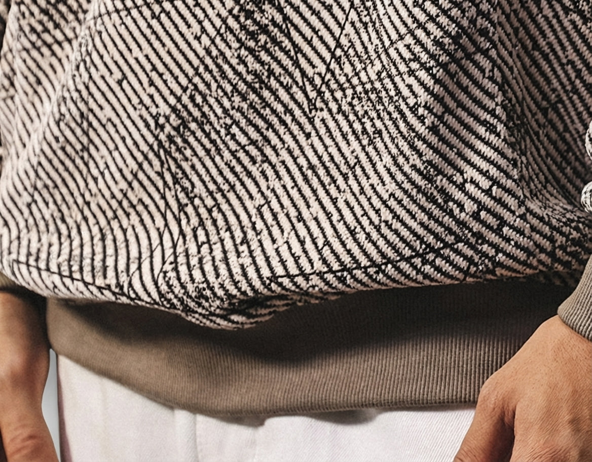 Highland Grid Half-Zip Jacquard Jumper