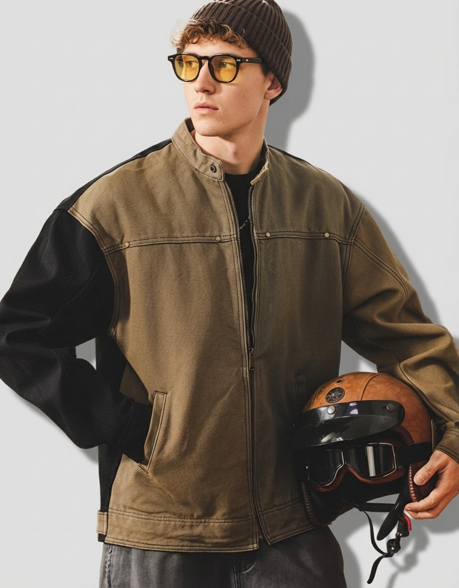 Tri-Tone Motorist Jacket