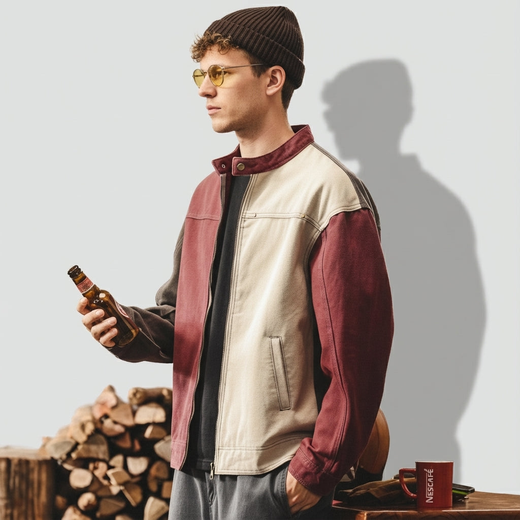 Tri-Tone Motorist Jacket