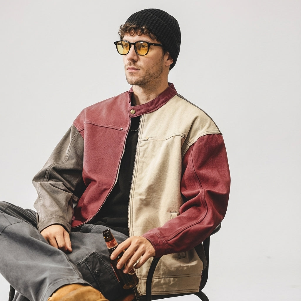 Tri-Tone Motorist Jacket