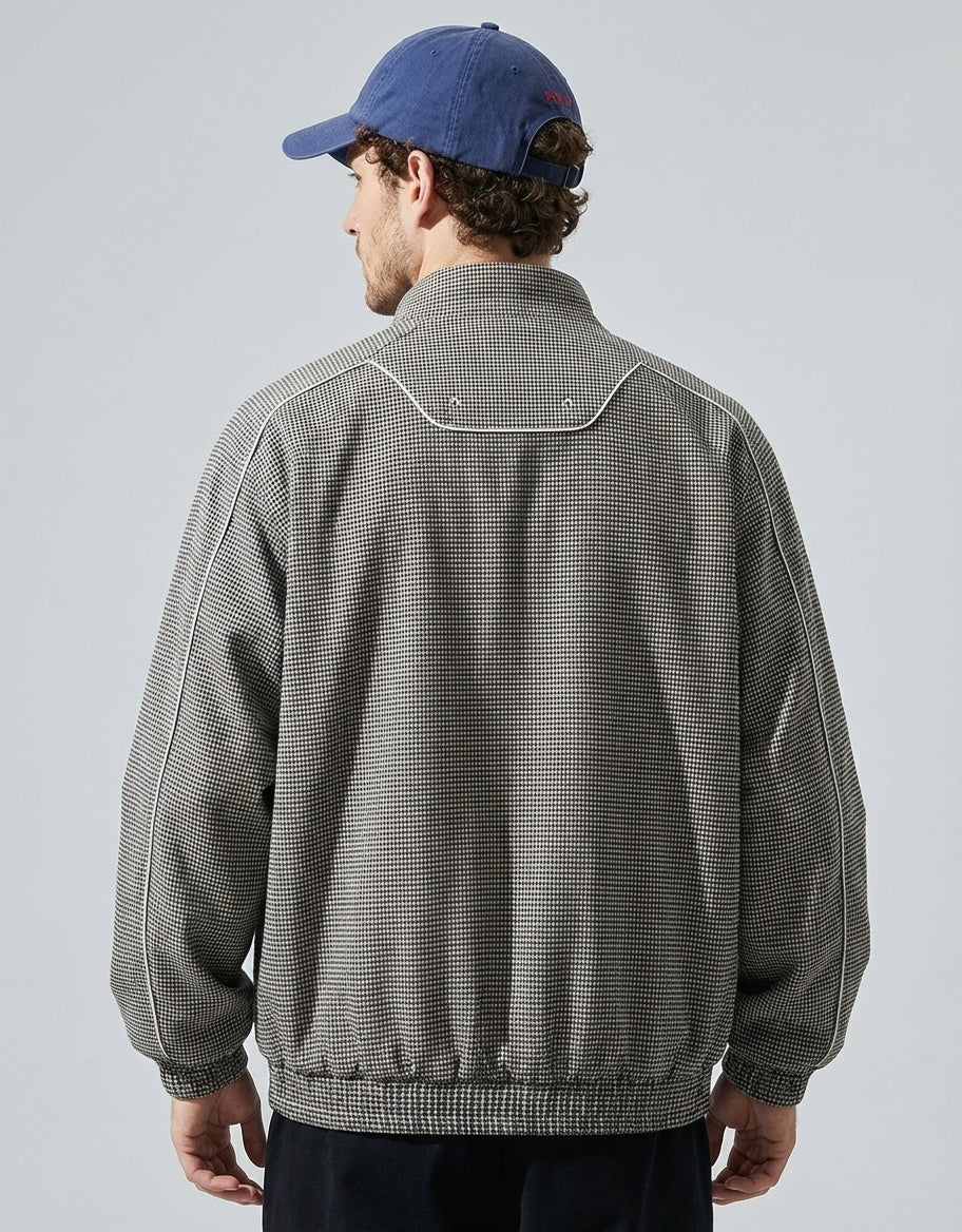 Houndstooth 30% Wool Heritage Check Jacket
