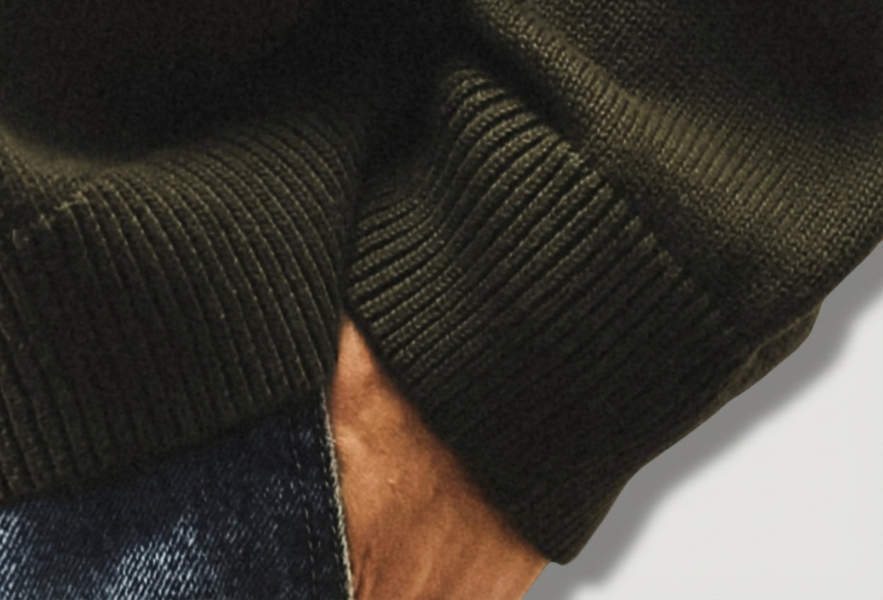 Stand Collar Button-Front Cardigan