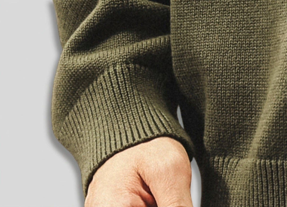 Stand Collar Button-Front Cardigan