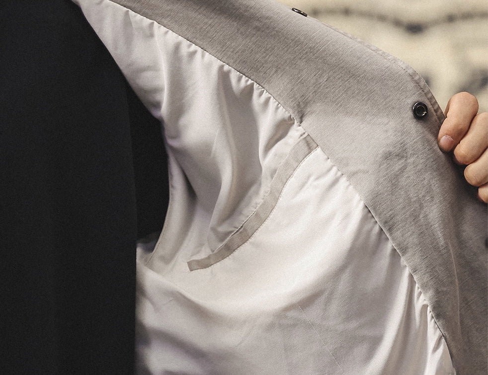 Coach Jacket in Stone Grey