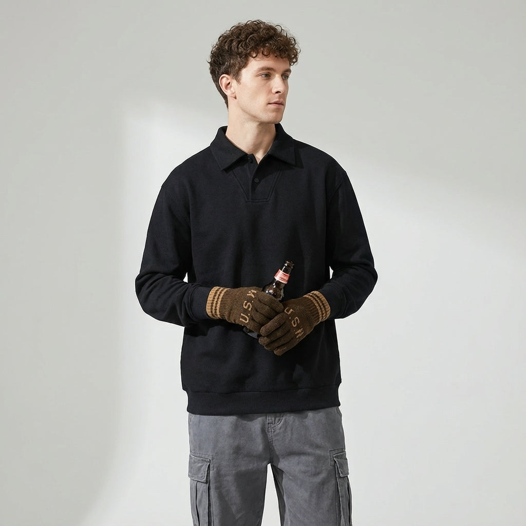 Heavyweight Collared Pullover