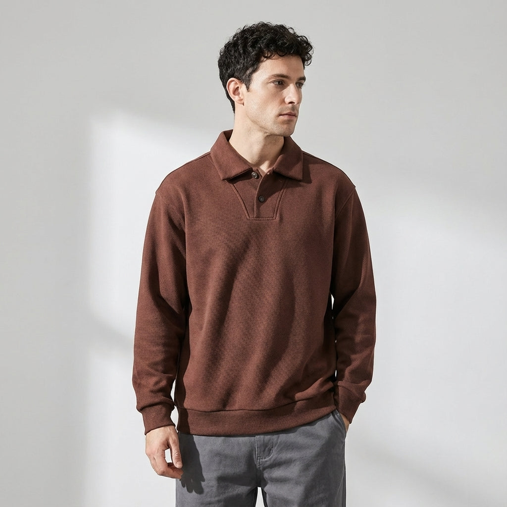 Heavyweight Collared Pullover
