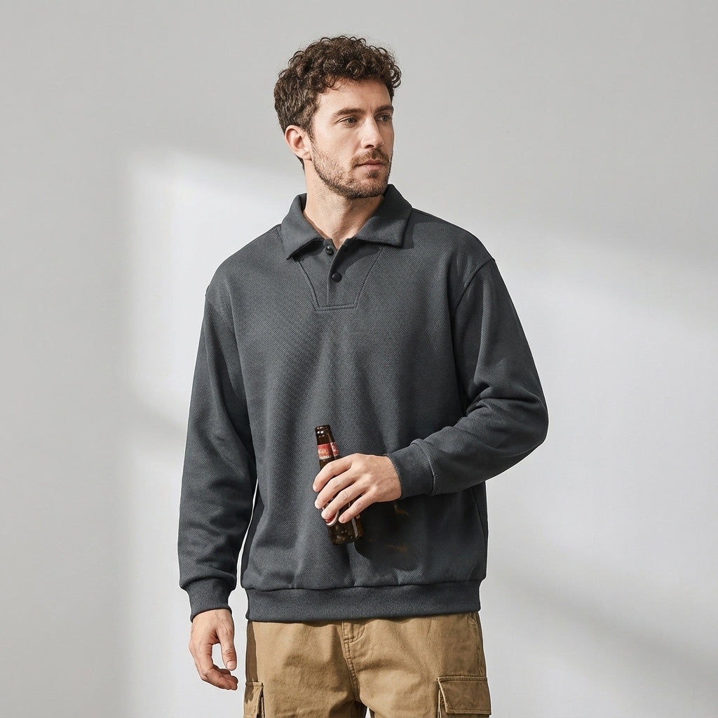 Heavyweight Collared Pullover