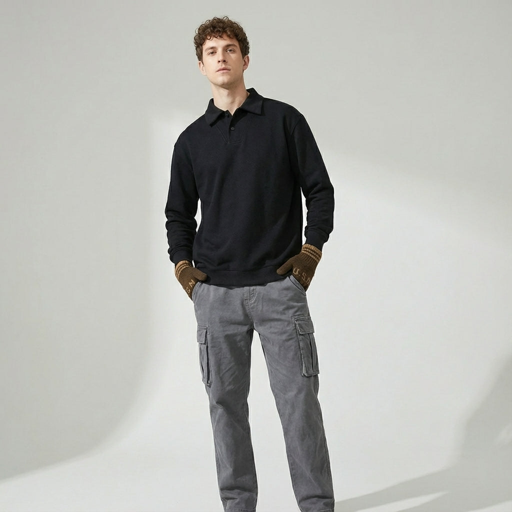 Heavyweight Collared Pullover