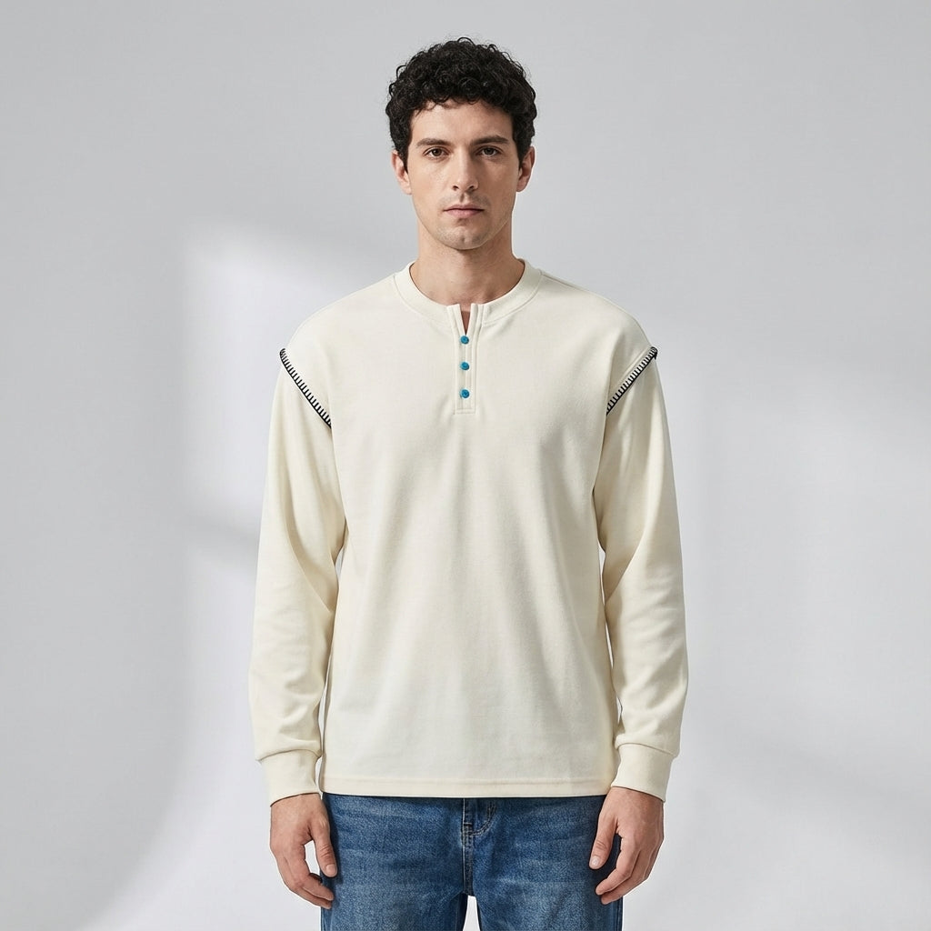Whip Stitch Designer Jumper in Apricot