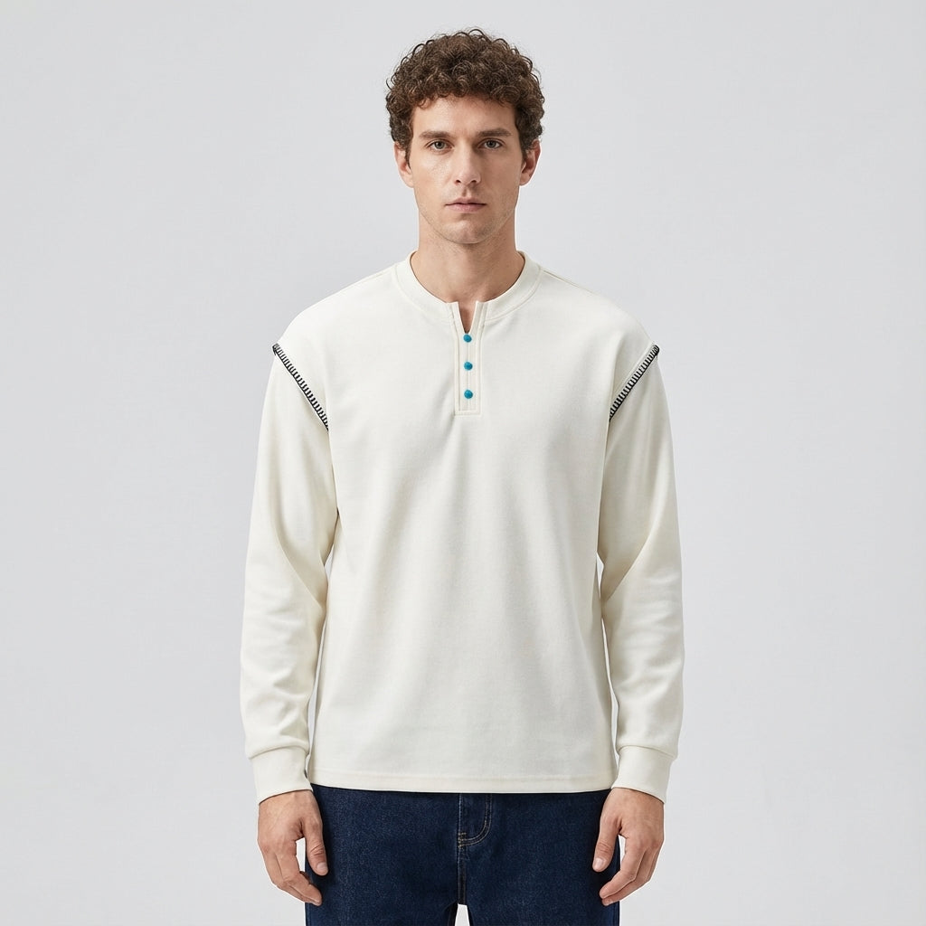 Whip Stitch Designer Jumper in Apricot