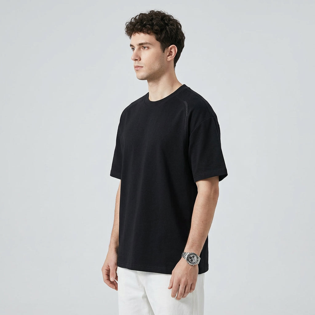 UltraSoft Modal Knit Tee - BLACK