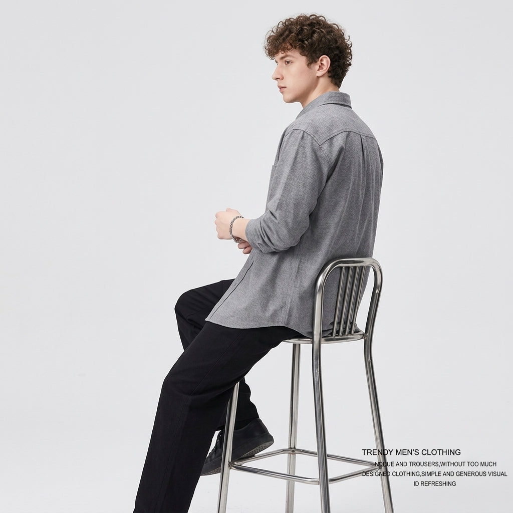 Kyoto UnderOver Shirt in Grey