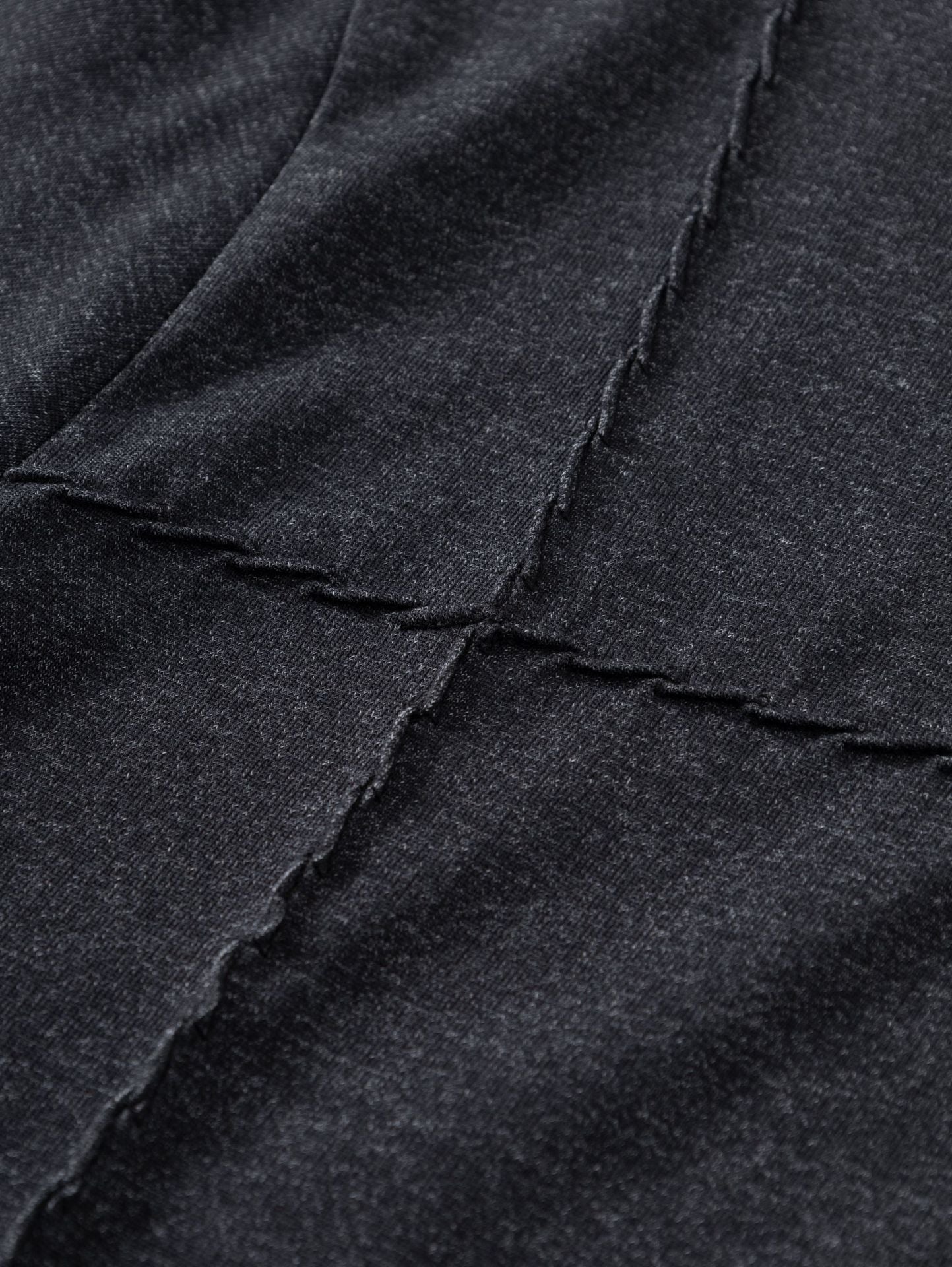 Spun Cotton Tee in Charcoal Grey