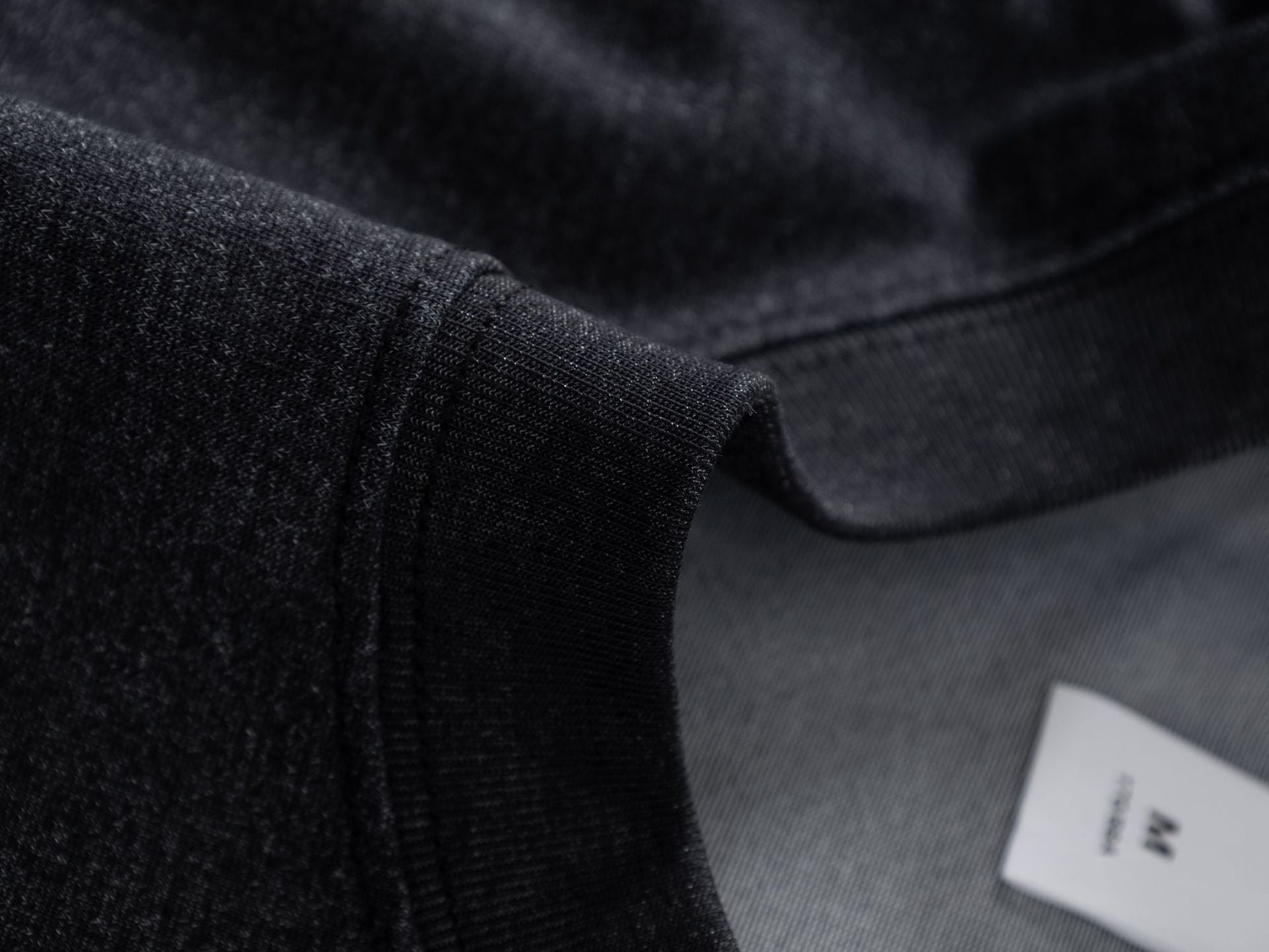 Spun Cotton Tee in Charcoal Grey