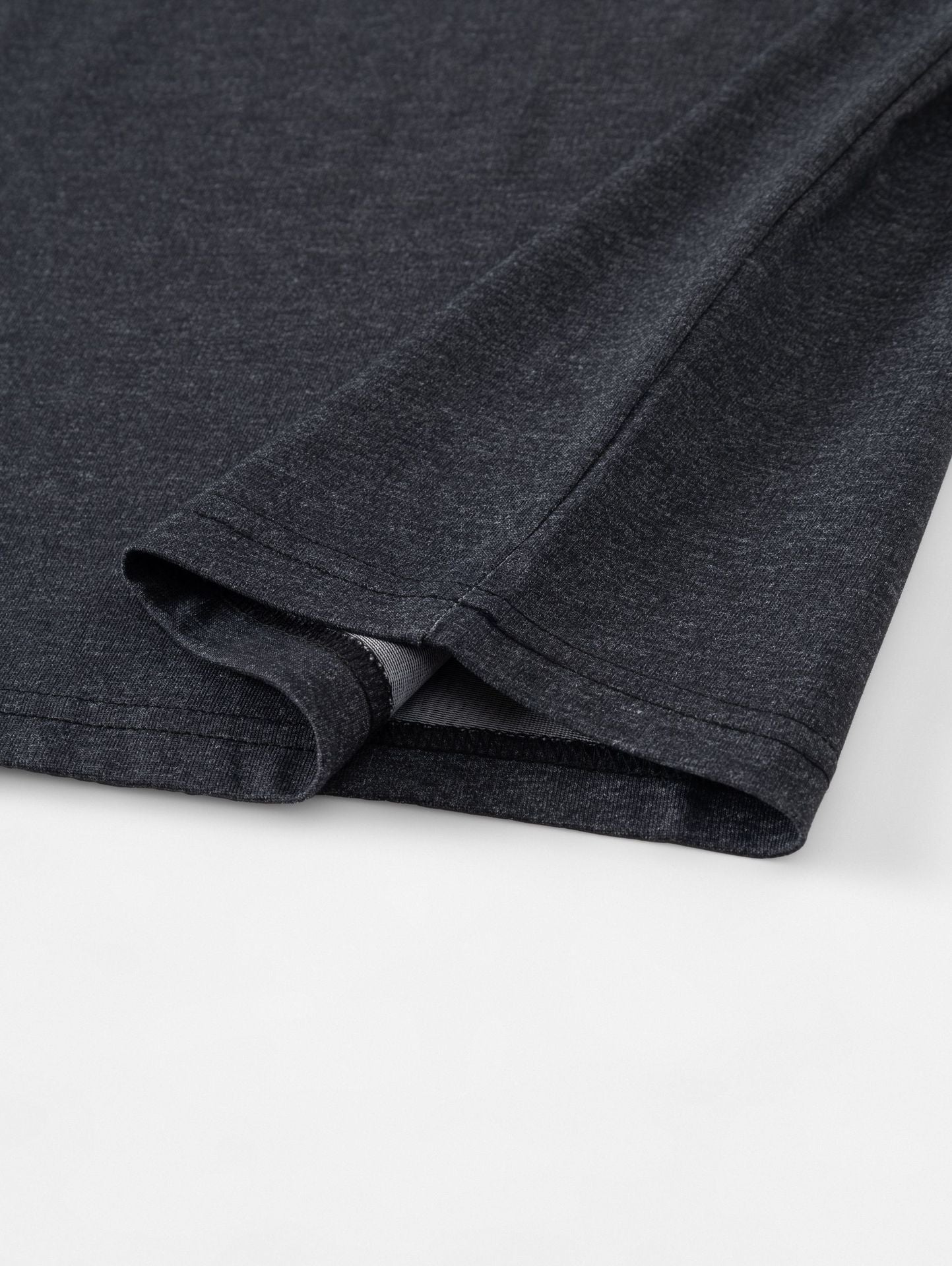 Spun Cotton Tee in Charcoal Grey