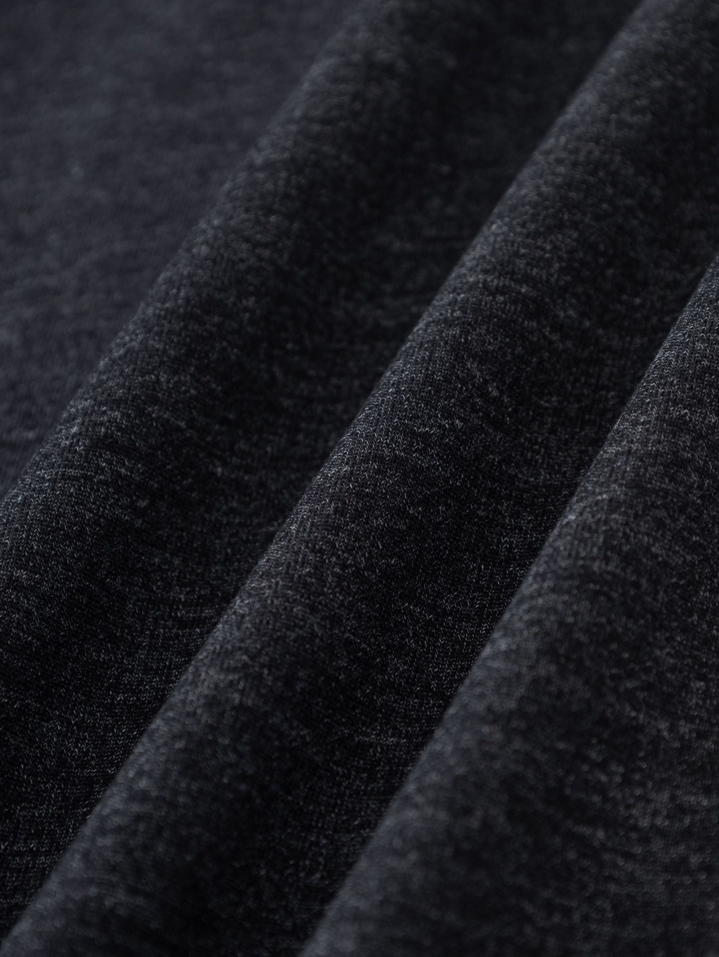 Spun Cotton Tee in Charcoal Grey