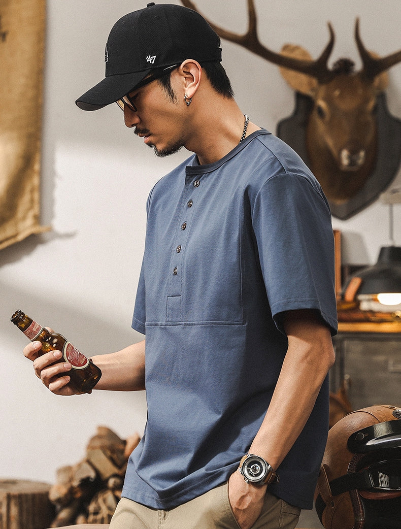 Heritage Buttoned Tee