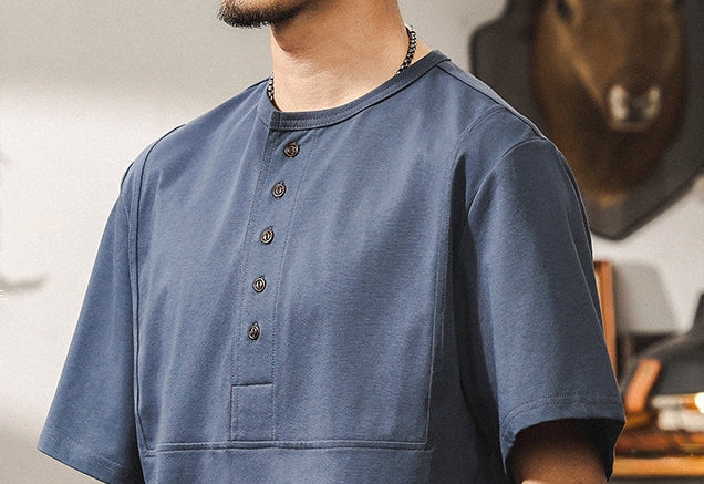 Heritage Buttoned Tee